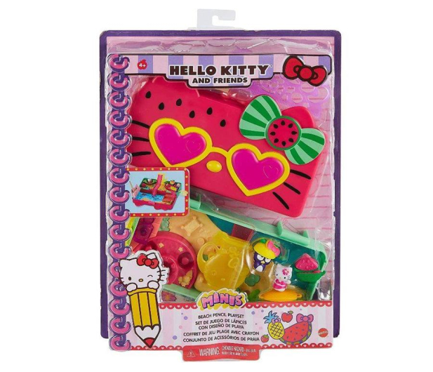 Mattel Hello Kitty Piórnik zestaw 1 - 1014559 - zdjęcie 4