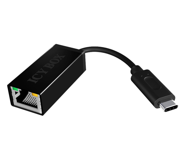 ICY BOX Adapter USB-C - Ethernet - 622665 - zdjęcie
