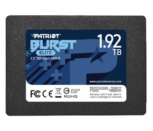 Patriot 1,92TB 2,5" SATA SSD BURST ELITE - 622642 - zdjęcie