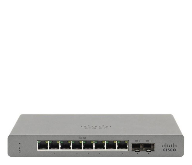 Cisco Meraki Go GS110-8-HW-EU (8x1000Mbit, 2xSFP) - 613500 - zdjęcie
