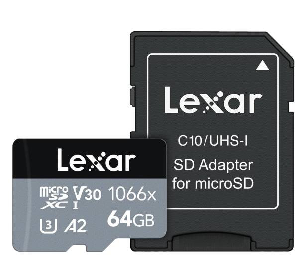 Lexar 64GB microSDXC High-Performance 1066x A2 V30 U3 - 603817 - zdjęcie