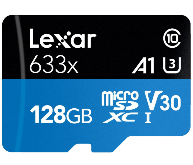 Lexar 128GB microSDXC High-Performance 633x UHS-I A1 V30 - 603805 - zdjęcie 2