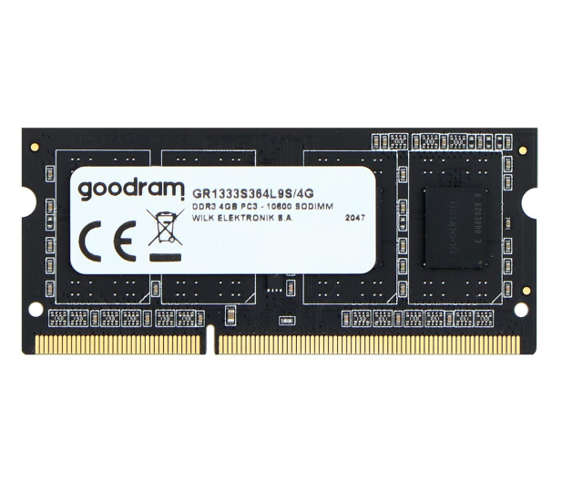 GOODRAM 4GB (1x4GB) 1333MHz CL9 SR - 420891 - zdjęcie