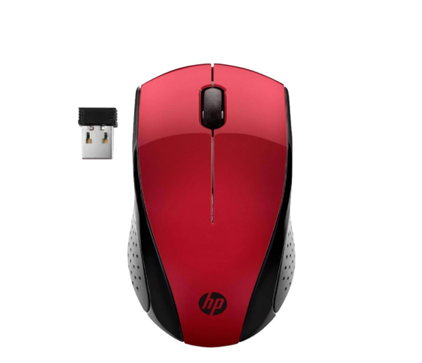 HP Wireless Mouse 220 Red - 671719 - zdjęcie