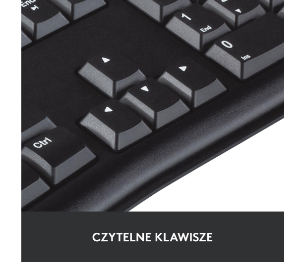 Logitech K120 Keyboard czarna USB - 57307 - zdjęcie 14