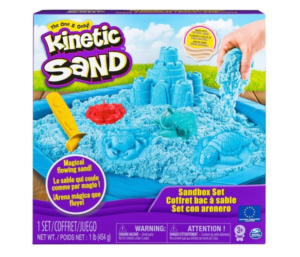 Spin Master Kinetic Sand Zamek z piaskownicą Niebieski - 1027511 - zdjęcie