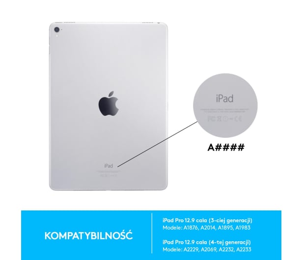 Logitech Slim Folio Pro iPad Pro 12.9" (3. i 4 gen) - 591121 - zdjęcie 10