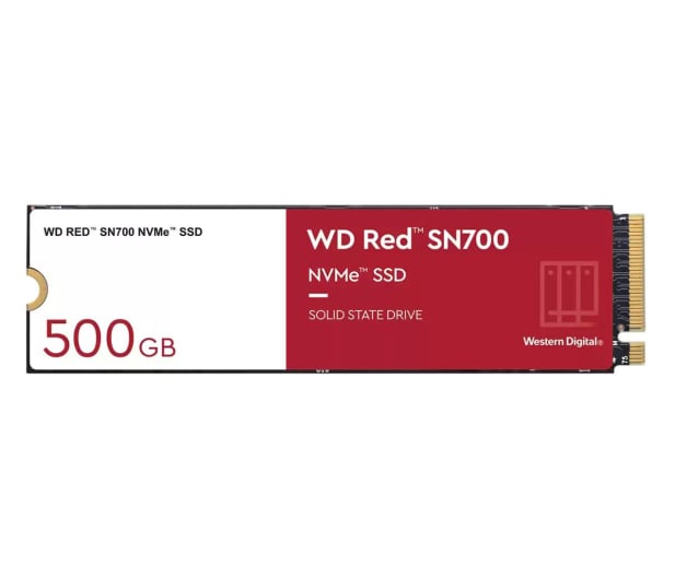 WD 500GB M.2 PCIe NVMe Red SN700 - 691662 - zdjęcie