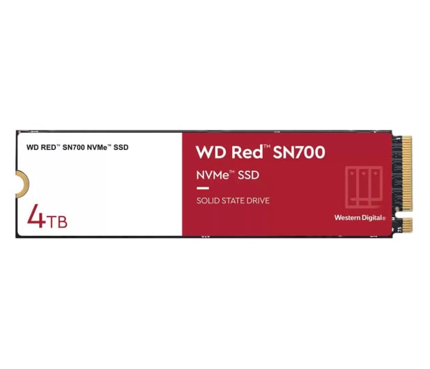 WD 4TB M.2 PCIe NVMe Red SN700 - 691669 - zdjęcie