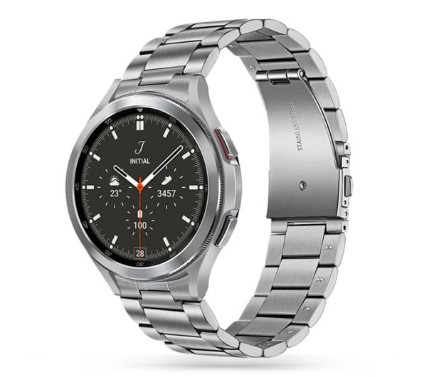 Tech-Protect Bransoleta Stainless do Galaxy Watch 4 / 5 / 5 Pro / 6 slv - 692117 - zdjęcie