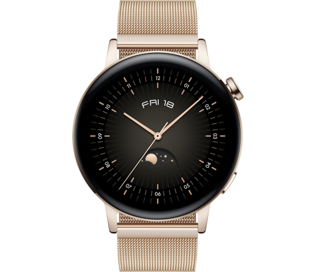 Huawei Watch GT 3 Elegant 42mm złoty - 692430 - zdjęcie 2