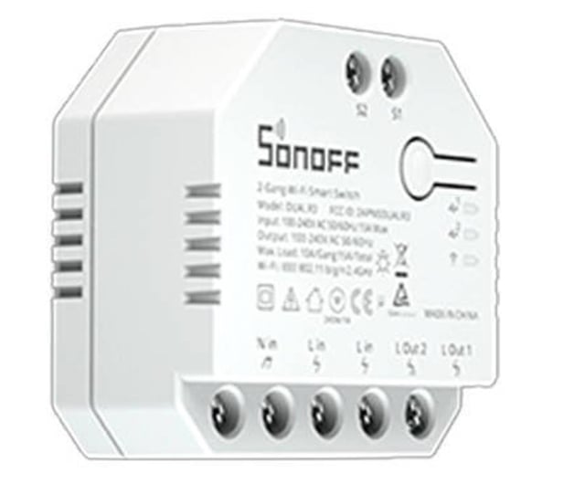 Sonoff Inteligentny przełącznik WiFi Dual R3 - 689459 - zdjęcie