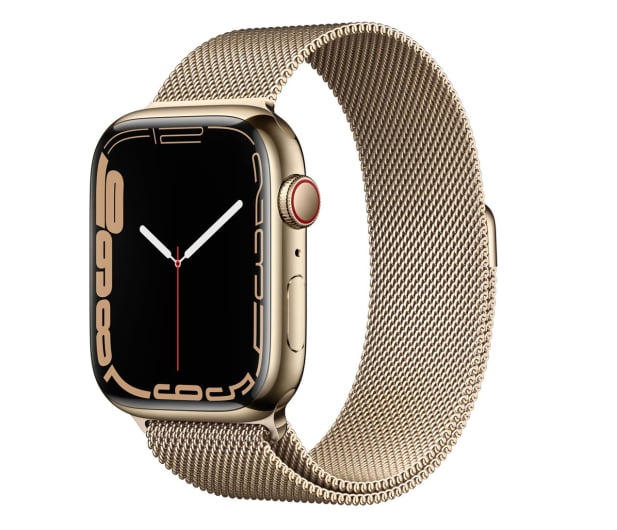 Apple Watch 7 45/Gold Steel/Gold Loop LTE - 686474 - zdjęcie