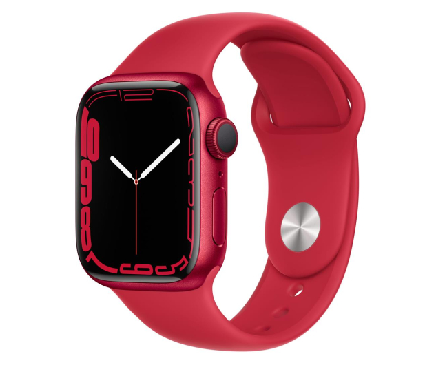 Apple Watch 7 41/(PRODUCT)RED Aluminum/RED Sport GPS - 686456 - zdjęcie