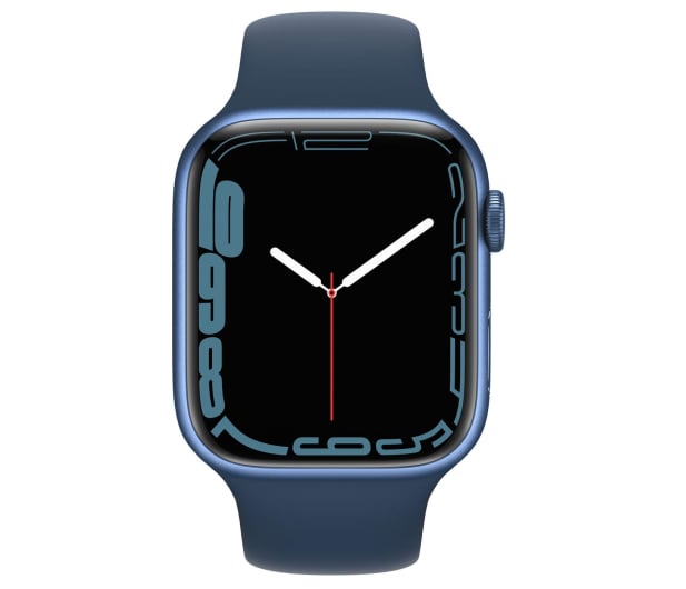Apple Watch 7 41/Blue Aluminum/Abyss Blue Sport GPS - 686458 - zdjęcie 2