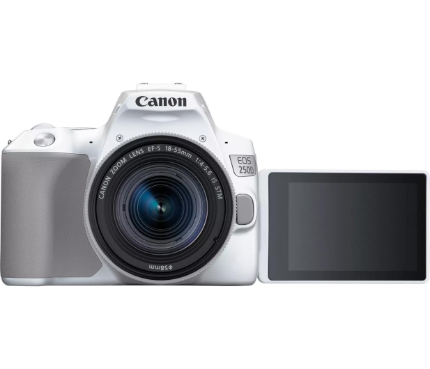 Canon EOS 250D + EF-S 18-55mm f/4-5.6 biały - 686380 - zdjęcie 4