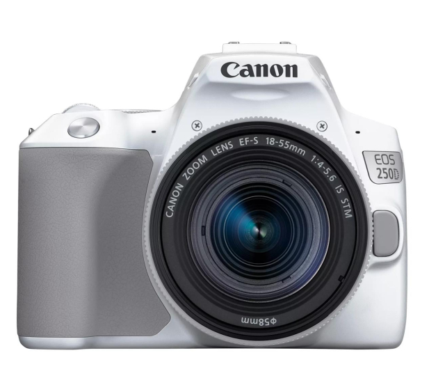 Canon EOS 250D + EF-S 18-55mm f/4-5.6 biały - 686380 - zdjęcie
