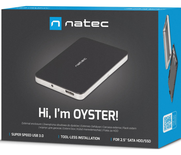 Natec OYSTER 2 SATA 2.5" USB 3.0 Aluminium - 682341 - zdjęcie 5
