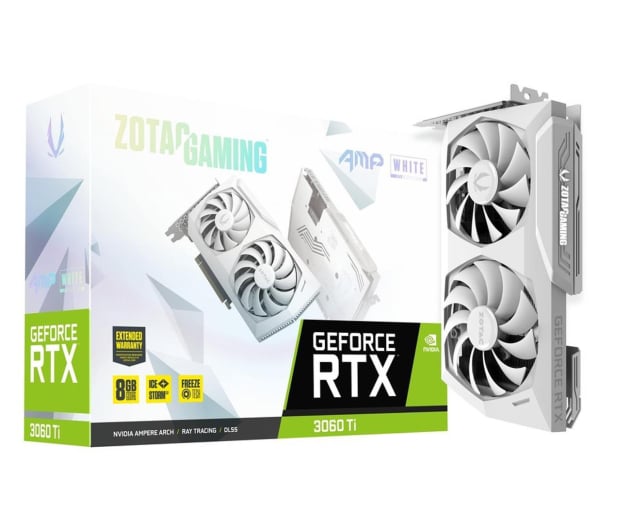 Zotac GeForce RTX 3060 Ti AMP White 8GB GDDR6 - 686242 - zdjęcie