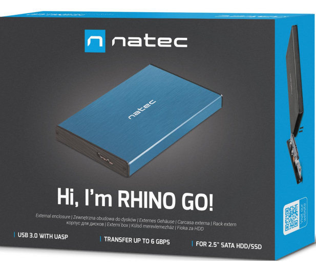 Natec RHINO GO SATA 2.5" USB 3.0 Niebieska - 682346 - zdjęcie 6