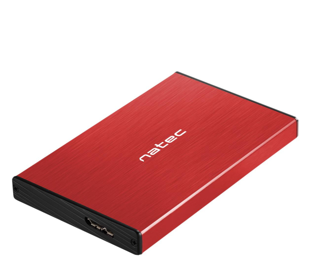 Natec RHINO GO SATA 2.5" USB 3.0 Czerwona - 682348 - zdjęcie