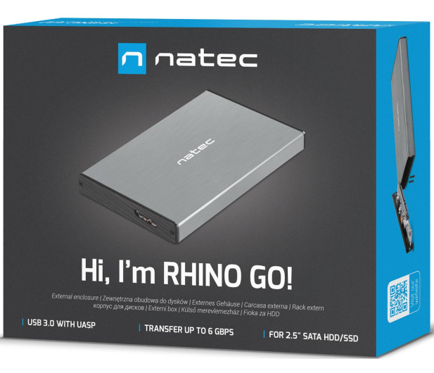 Natec RHINO GO SATA 2.5" USB 3.0 Szara - 682347 - zdjęcie 6