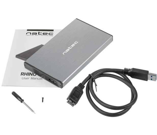 Natec RHINO GO SATA 2.5" USB 3.0 Szara - 682347 - zdjęcie 5