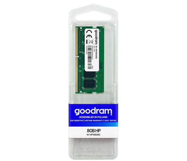 GOODRAM 8GB (1x8GB) 1600MHz CL11 dedykowana HP - 692415 - zdjęcie 2