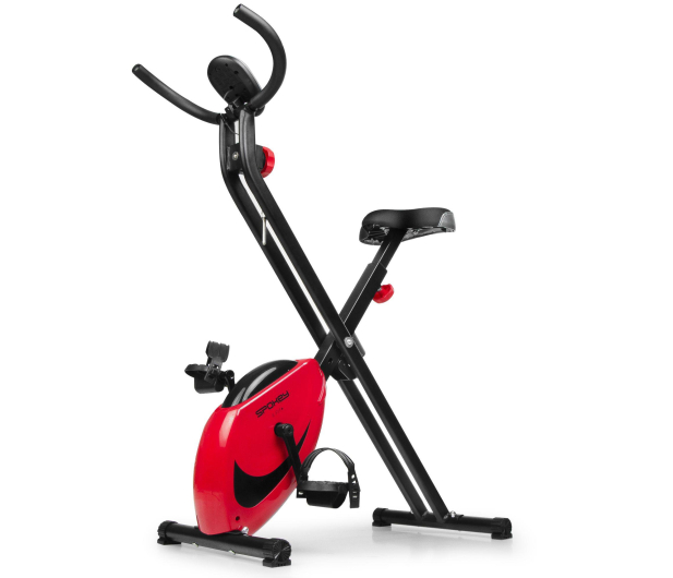 SPOKEY Rower treningowy magnetyczny składany Xfit+ czerwony - 1029310 - zdjęcie 3