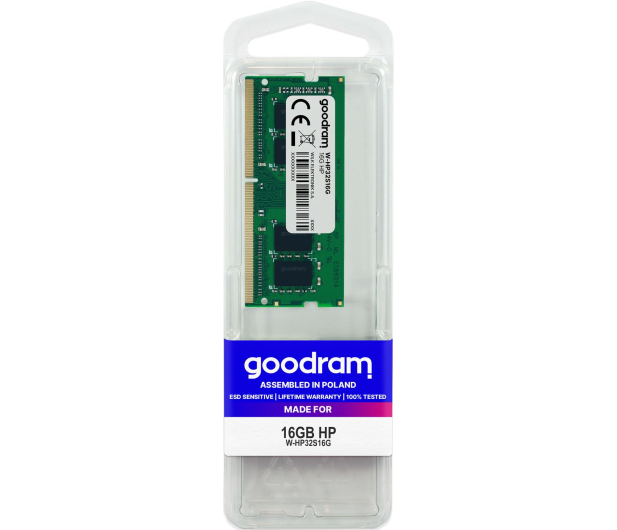 GOODRAM 16GB (1x16GB) 3200MHz CL22 dedykowana HP - 692466 - zdjęcie 2