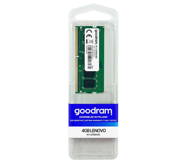 GOODRAM 4GB (1x4GB) 1600MHz CL11 dedykowana Lenovo - 692698 - zdjęcie 2