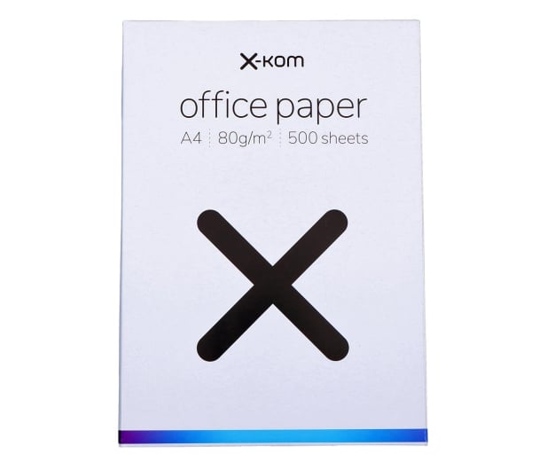 x-kom A4 ryza Office Paper 80g/m 500 szt. - 589139 - zdjęcie