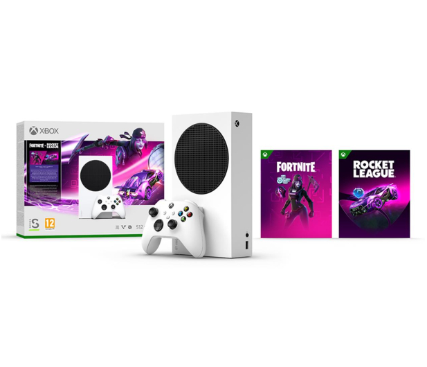Microsoft Xbox Series S + Fortnite + Rocket League - 700235 - zdjęcie