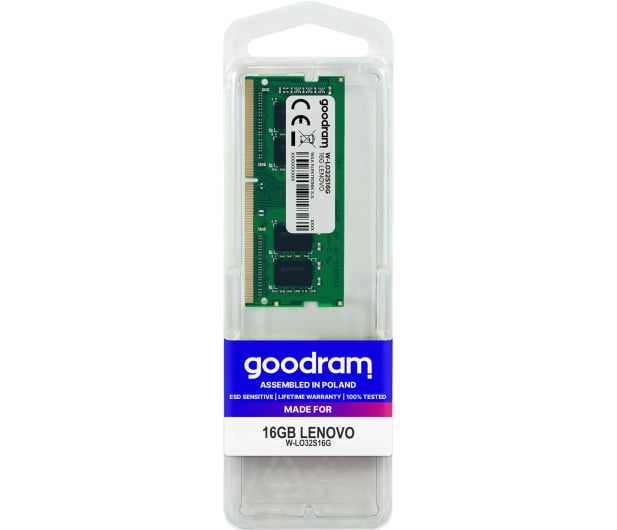 GOODRAM 16GB (1x16GB) 3200MHz CL22 dedykowana Lenovo - 692731 - zdjęcie 2