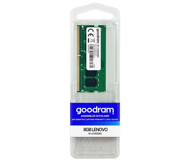GOODRAM 8GB (1x8GB) 1600MHz CL11 dedykowana Lenovo - 692700 - zdjęcie 2