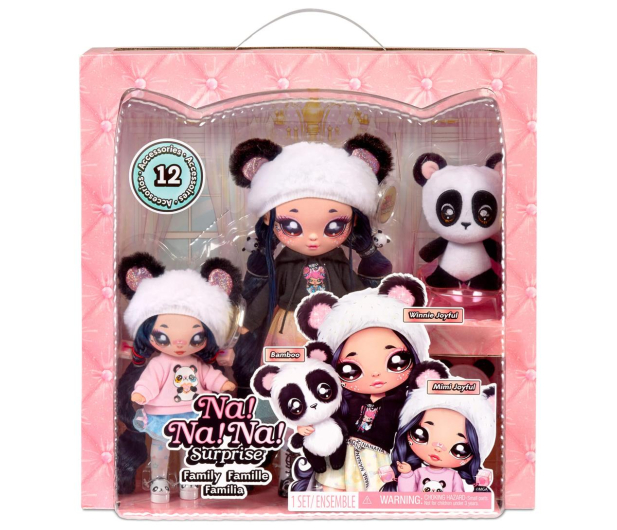 MGA Entertainment Na!Na!Na! Surprise Family - Panda Family - 1029101 - zdjęcie 6