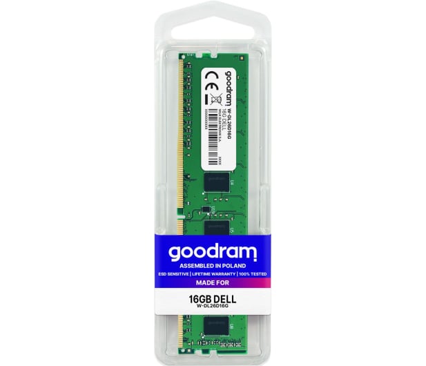 GOODRAM 16GB (1x16GB) 2666MHz CL19 dedykowana Dell - 693431 - zdjęcie 2