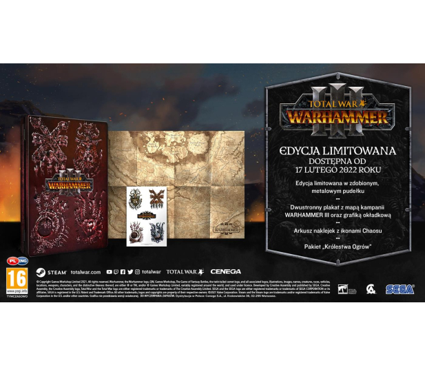 PC Total War: Warhammer III Metal Case Limited Ed - 629357 - zdjęcie 3