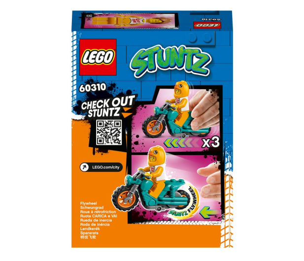 LEGO City 60310 Motocykl kaskaderski z kurczakiem - 1026662 - zdjęcie 10