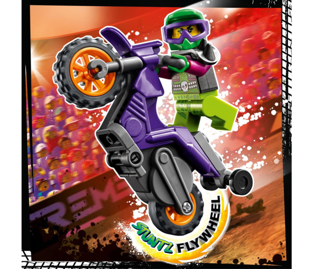 LEGO City 60296 Wheelie na motocyklu kaskaderskim - 1026657 - zdjęcie 4