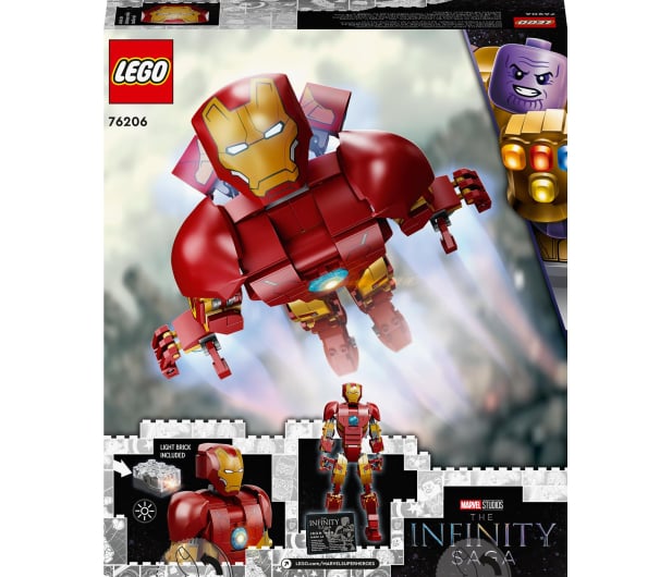 LEGO Marvel 76206 Figurka Iron Mana - 1030801 - zdjęcie 11
