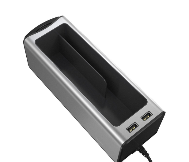 Baseus Organizer Metalowy (2x USB, uchwyt na kubek) - 706238 - zdjęcie 3