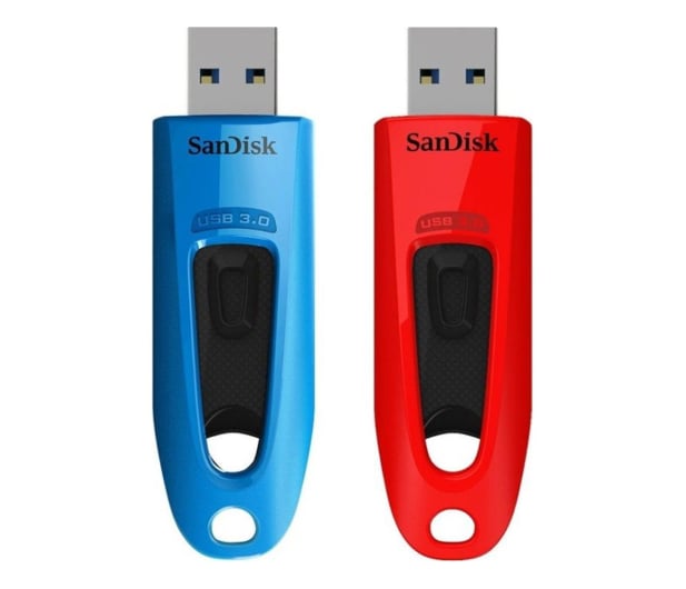 SanDisk 2x64GB Ultra (USB 3.0) 130MB/s (zestaw 2 szt.) - 707929 - zdjęcie