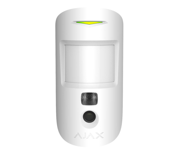 Ajax Systems Bezprzewodowy czujnik ruchu MotionCam (biały) - 708543 - zdjęcie