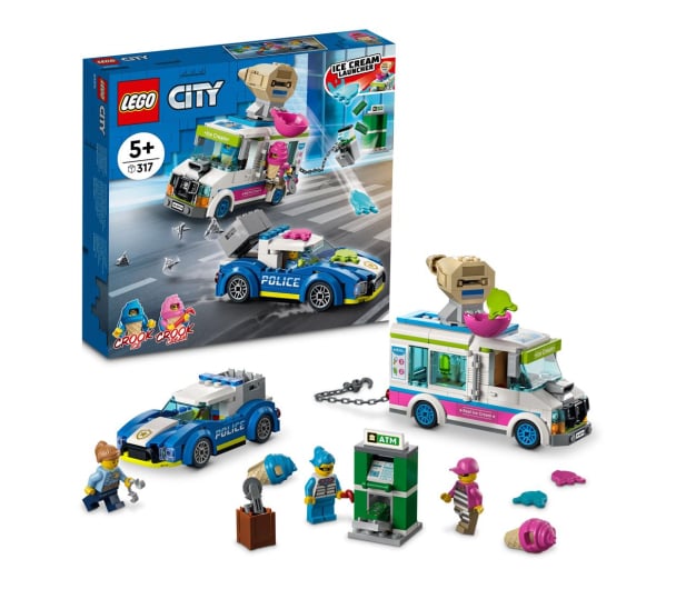 LEGO City 60314 Policyjny pościg za furgonetką z lodami - 1032206 - zdjęcie 6