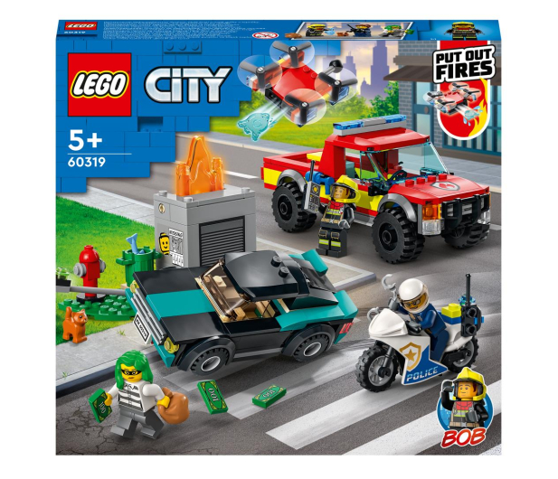 LEGO City 60319 Akcja strażacka i policyjny pościg - 1032210 - zdjęcie 1