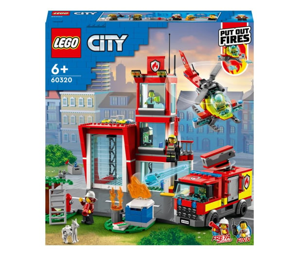 LEGO City 60320 Remiza strażacka - 1032211 - zdjęcie