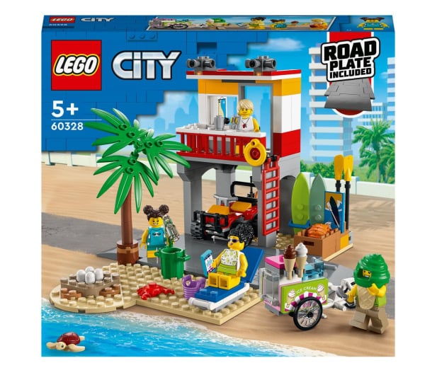 LEGO City 60328 Stanowisko ratownicze na plaży - 1032220 - zdjęcie