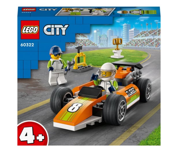 LEGO City 60322 Samochód wyścigowy - 1032213 - zdjęcie