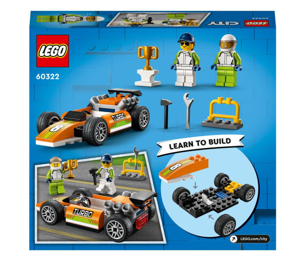 LEGO City 60322 Samochód wyścigowy - 1032213 - zdjęcie 7
